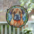 Bull Mastiff Stained Glass Effect Suncatcher
